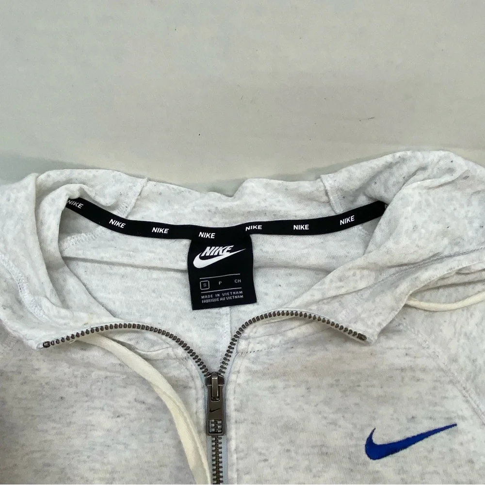 Nike Womens Heathered Gray Small Kentucky Wildcats Full Zip Raglan Hoodie Sports